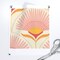 Jumbo Palms Art Deco Palm Mid Century Blush Pink Mustard Beige Geometric Scallops Scales Large Scale Custom Removable Wallpaper by Spoonflower Peel & Stick Wallpaper 2FT Wide
